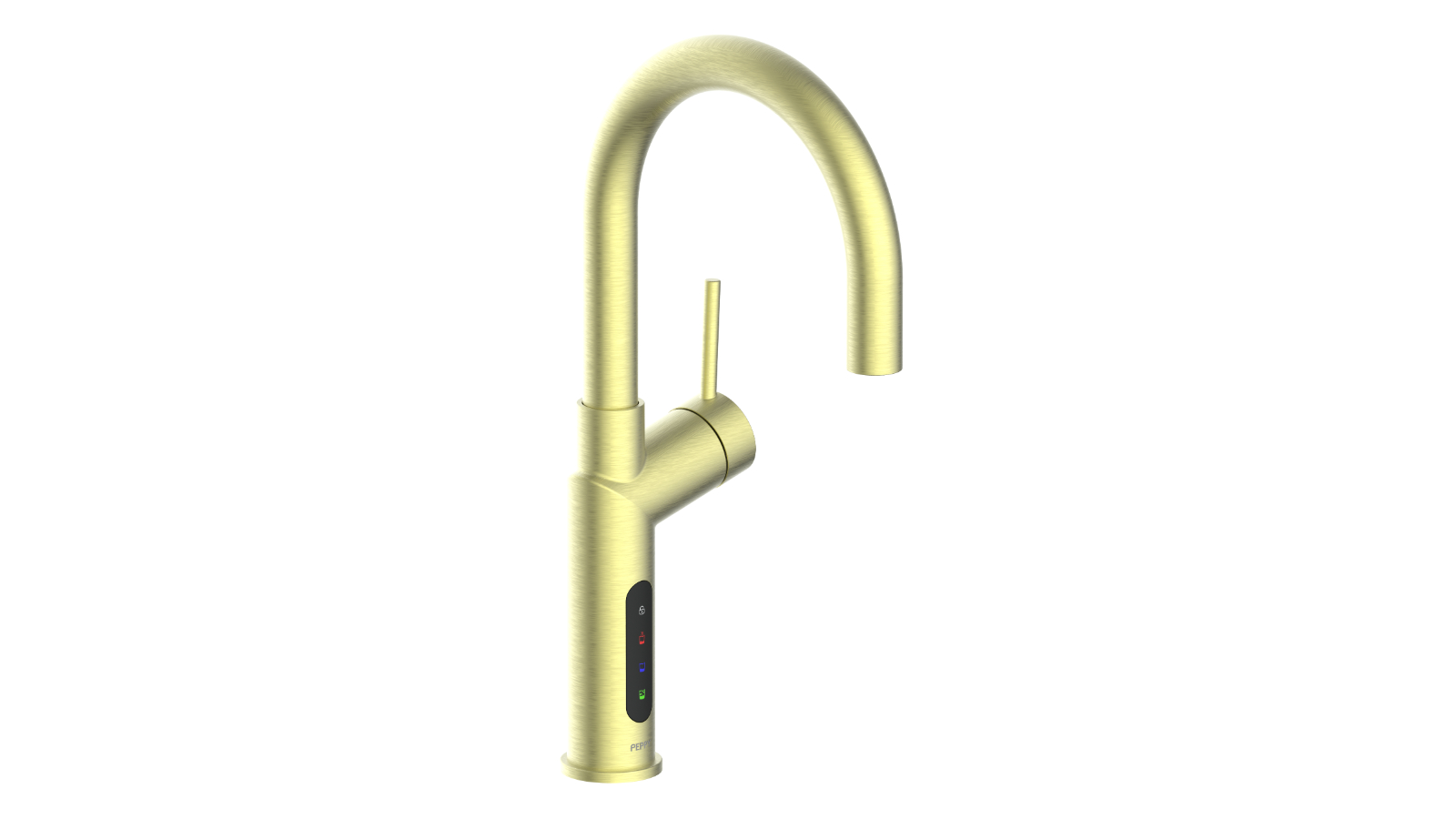 Peppy Taps 5-in-1 Boiling Chilled Signature Series Hot and Cold Tap - Brushed Brass Gold
