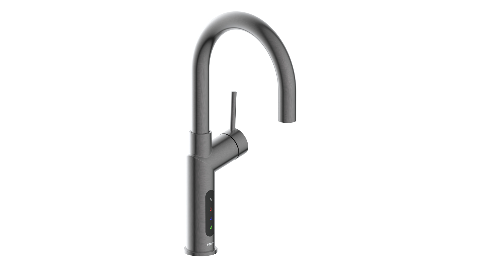 Peppy Taps 5-in-1 Boiling Chilled Signature Series Hot and Cold Tap - Gunmetal Grey