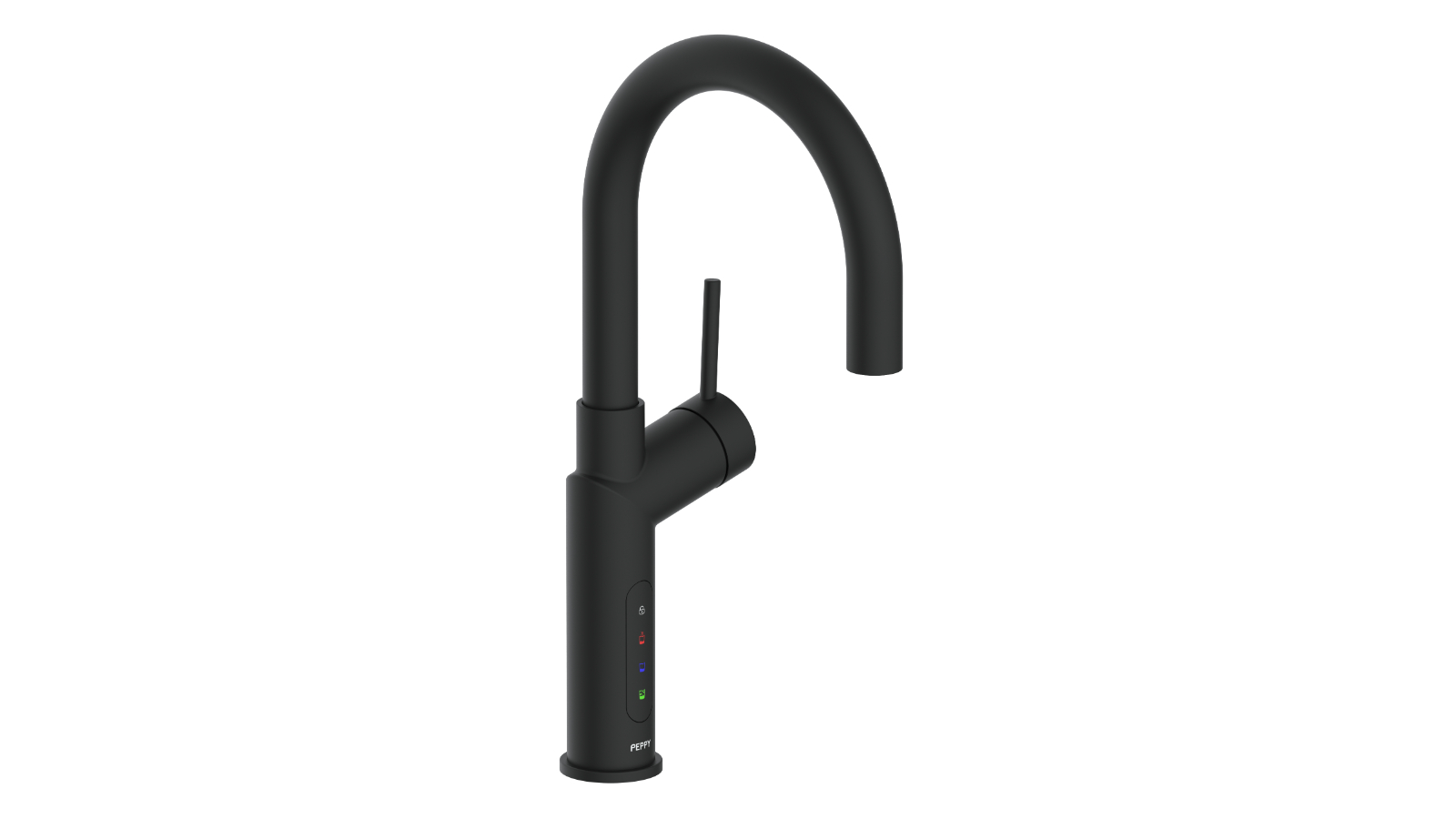 Peppy Taps 5-in-1 Boiling Chilled Signature Series Hot and Cold Tap - Matte Black