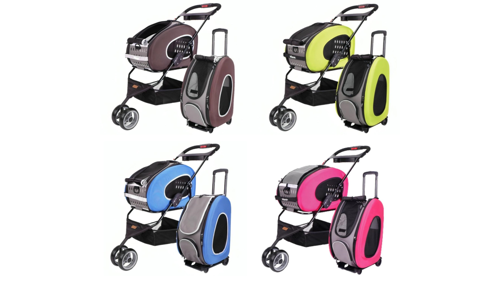 Ibiyaya 5-in-1 Pet Carrier and Stroller Combo