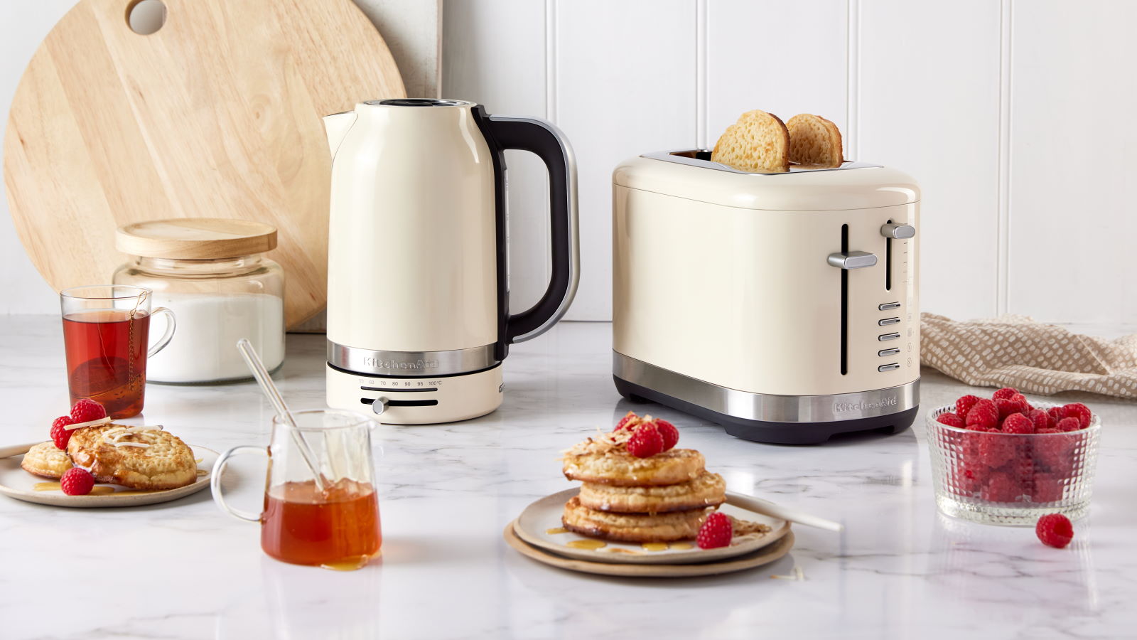 Kitchenaid Core Kettle Almond Cream Harvey Norman