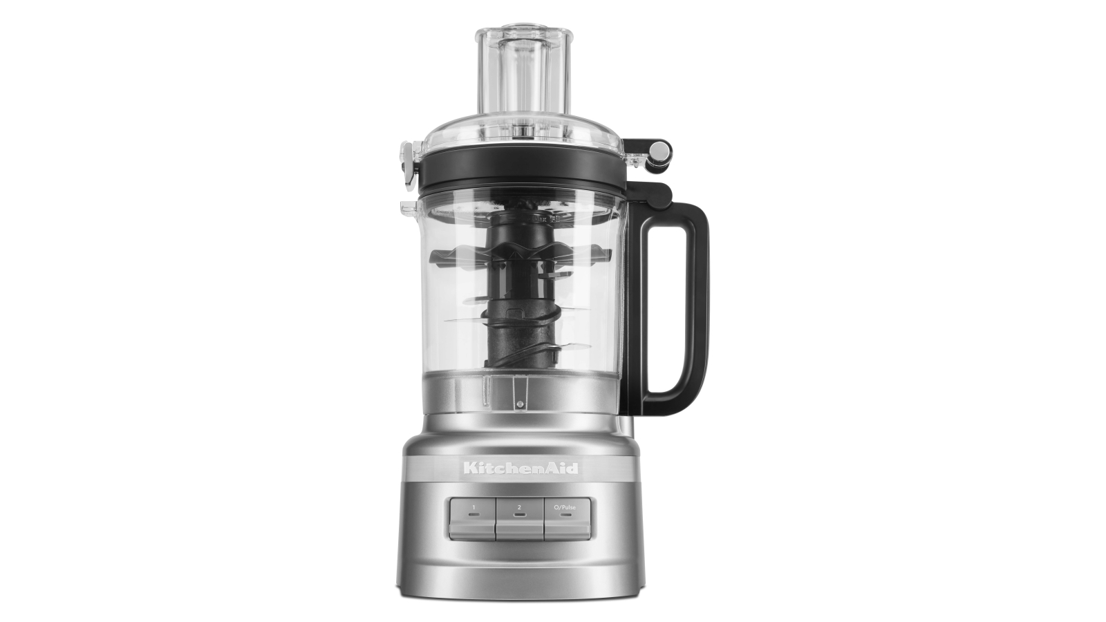 KitchenAid 9 Cup Quad Blade Food Processor Contour Silver Harvey Norman