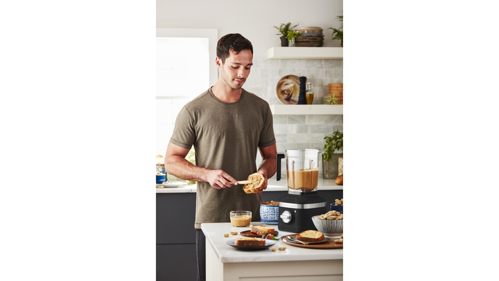 KitchenAid Artisan K400 Blender Matte Black Harvey Norman