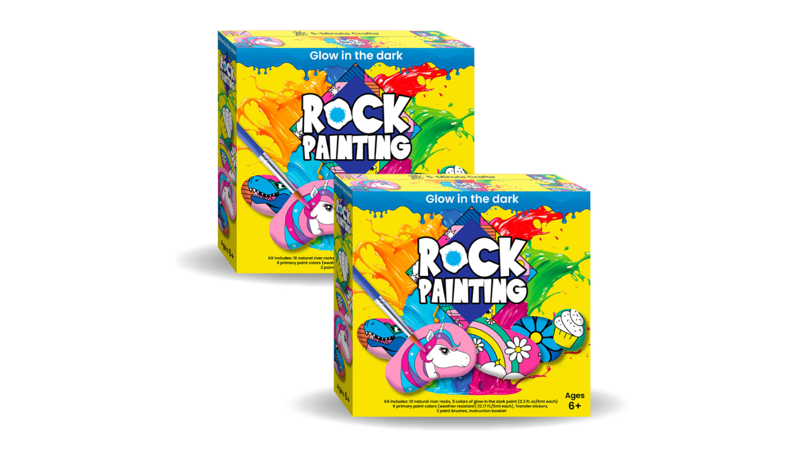 As Seen On TV 5 Minute Crafts Rock Painting Kit - Pack of 2