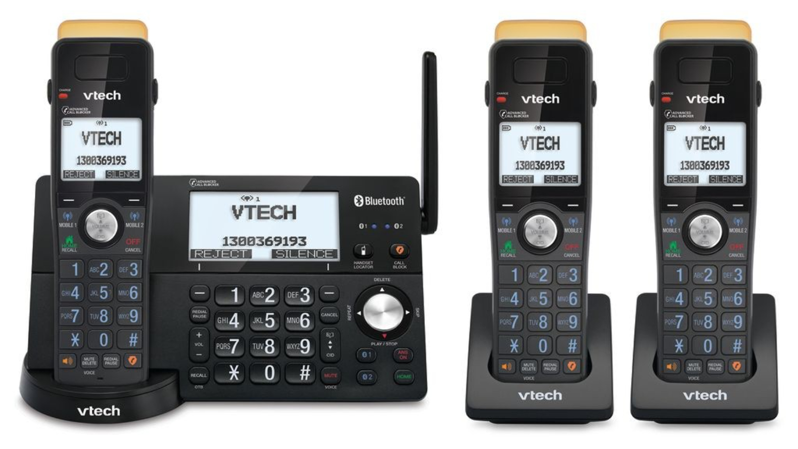 Vtech 21250 3-Handset Super Long Range DECT Cordless Phone