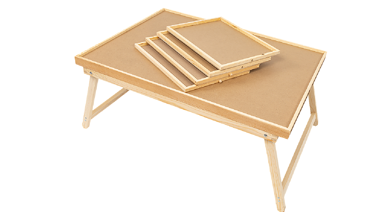 Randy and Travis Machinery 1500 Piece Puzzle Board and 70cm x 90cm Wooden Jigsaw Puzzle Table with Legs
