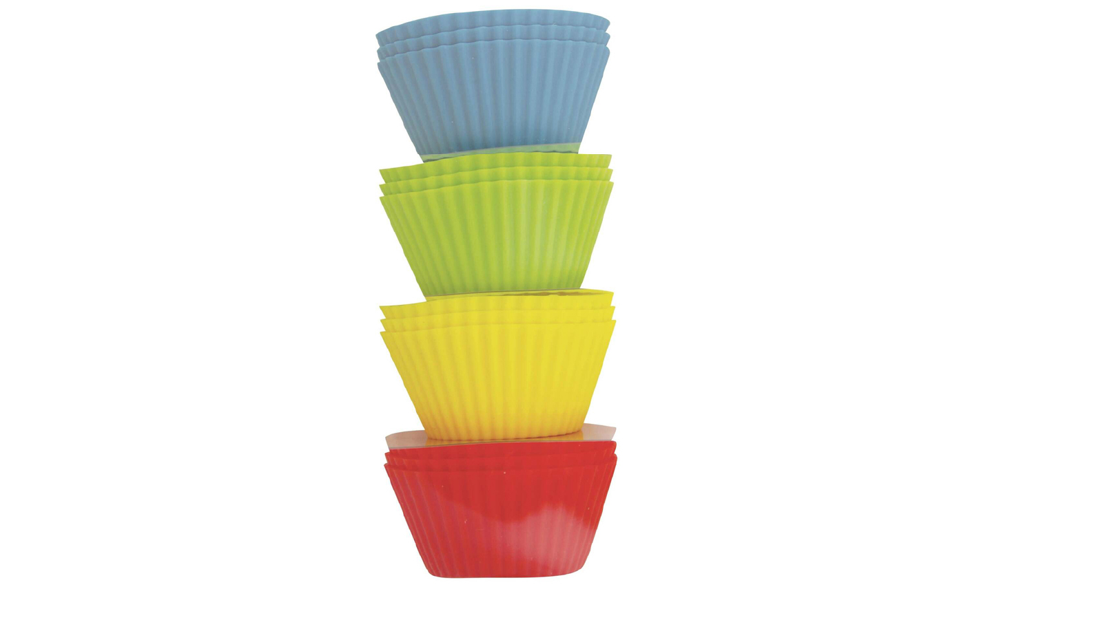 Avanti 12 Piece of Reusable 9cm Silicone Muffin Cup Round Oven Baking Cupcake Mould