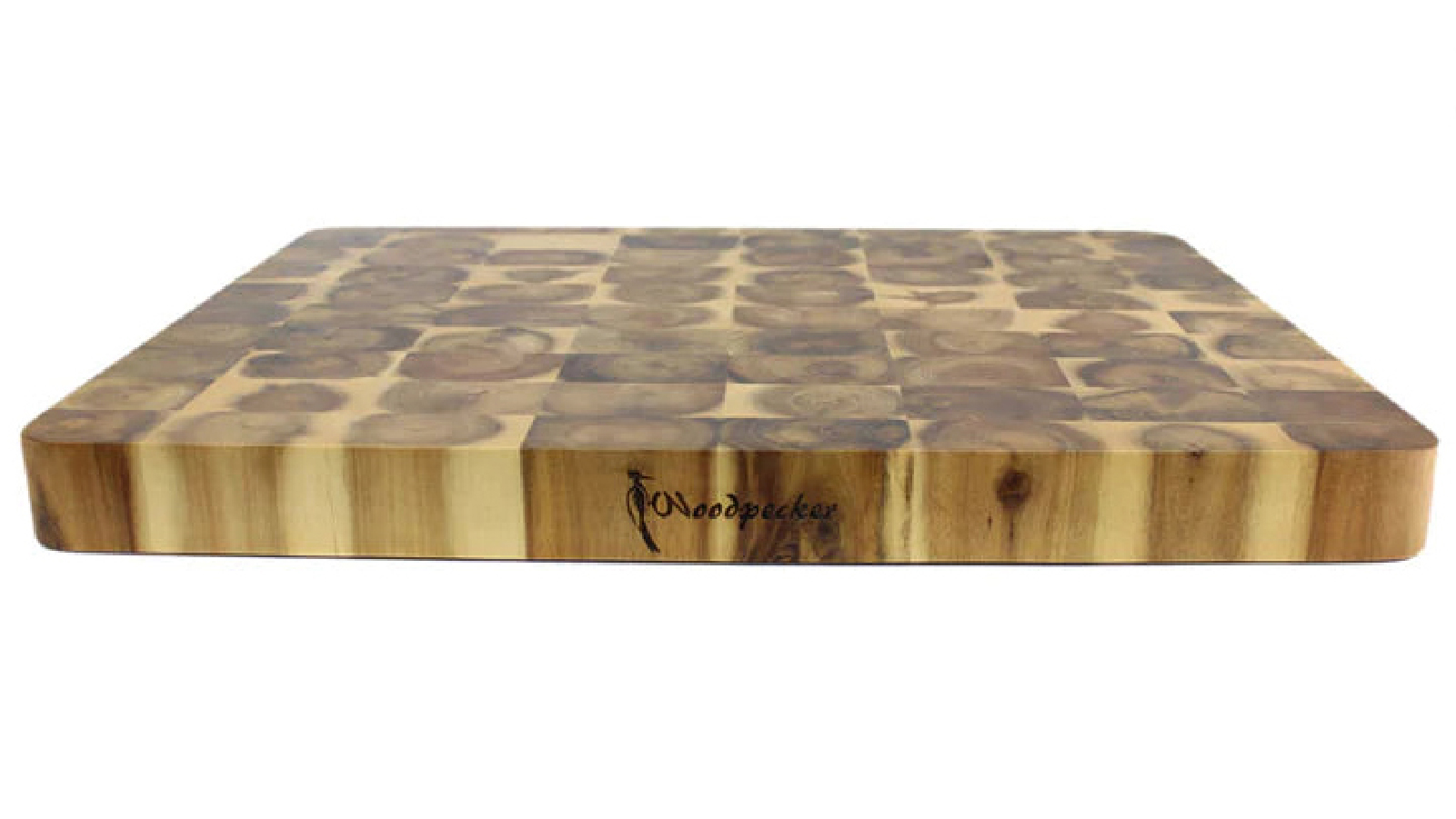 Woodpecker 50 x 38 x 4cm Natural Acacia Rectangular End Grain Chopping Board