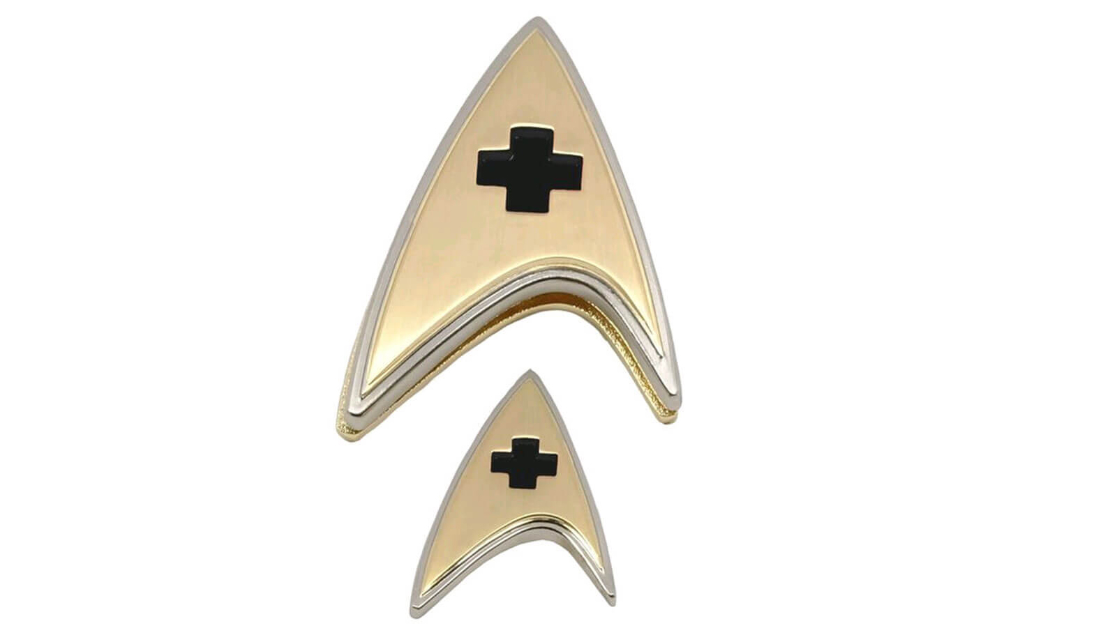 Latestbuy Star Trek Discovery Enterprise Medical Badge And Pin Set