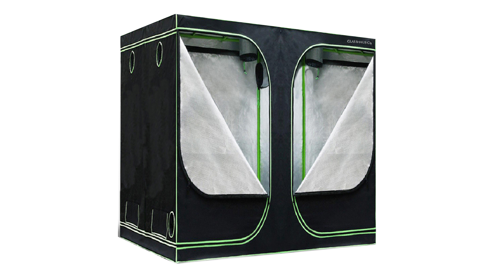 Glasshaus Co Real 600D Oxford Hydroponic Go Grow Tent Kits - 200 x 200 x 200cm