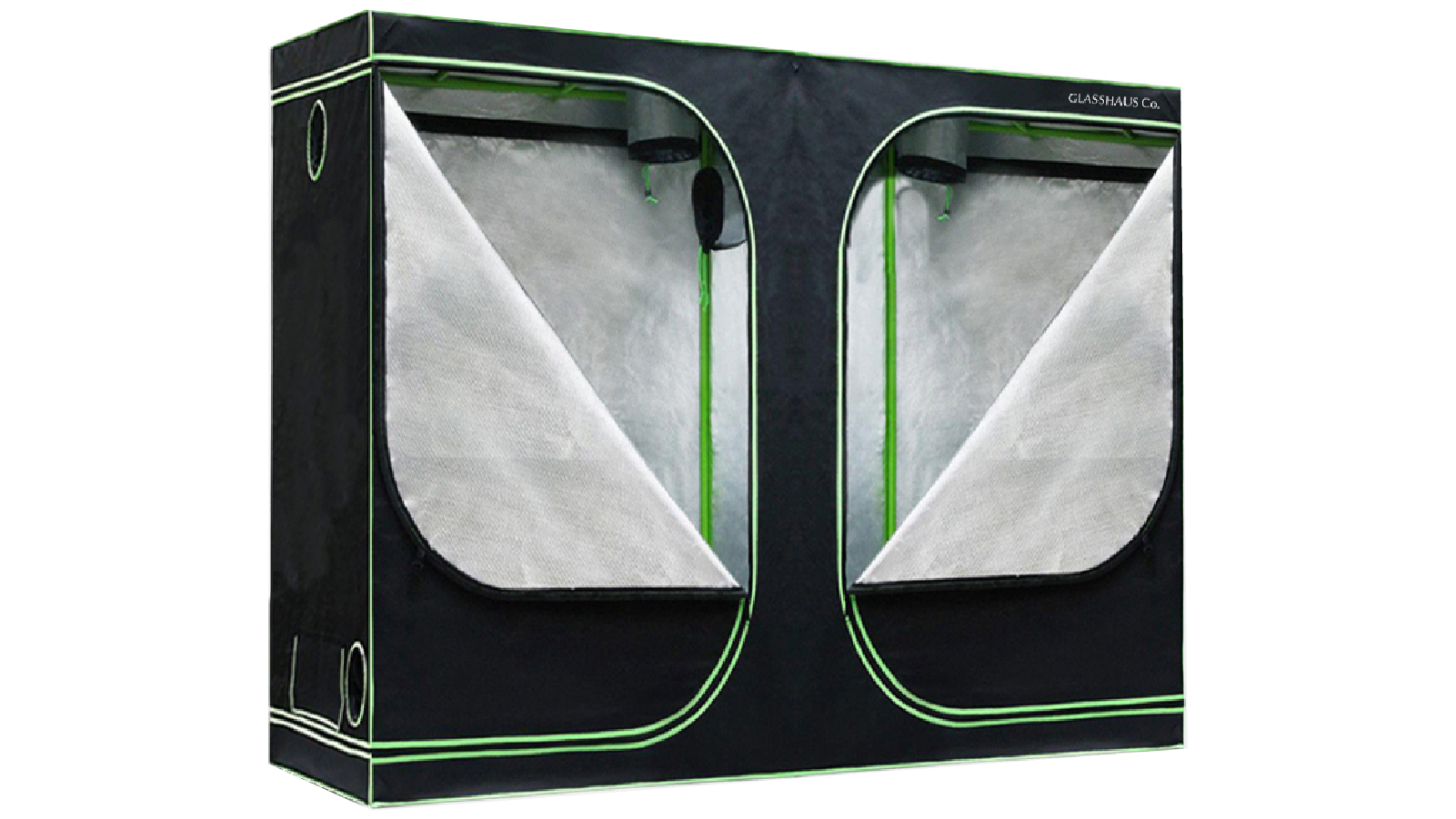 Glasshaus Co Real 600D Oxford Hydroponic Go Grow Tent Kits - 240 x 120 x 200cm