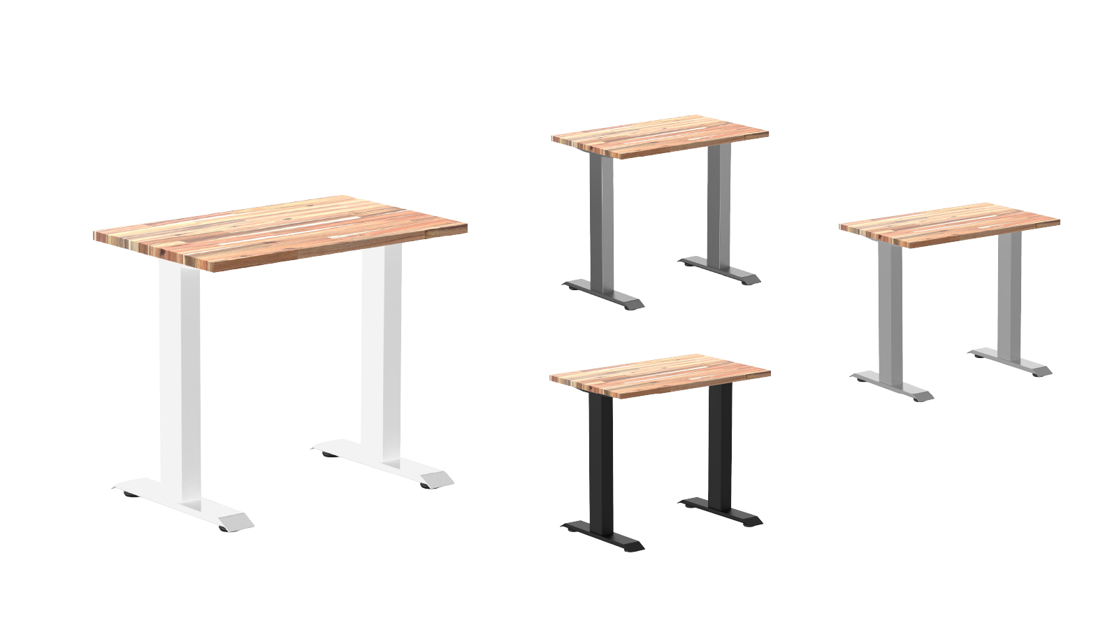 Desky 80 x 50mm Acacia Zero Mini Softwood Office Desk