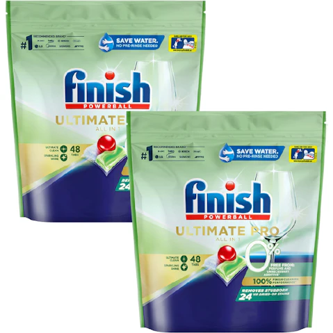 Finish Ultimate Pro 0% x 96 Dishwashing Tablets