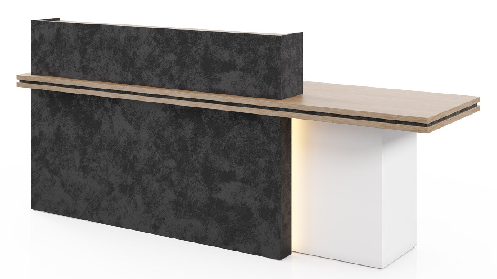 DreasyTech Hera 1.8m Reception Desk Counter Desks - Right