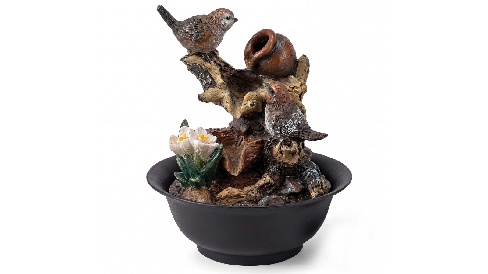 Spector Desktop LED Colour Changing Bird Water Fountain with AU Plug