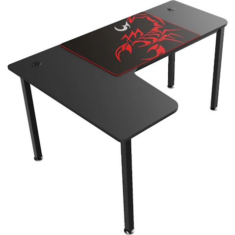 Eureka Ergonomic L01L-60B Gaming Desk - Black