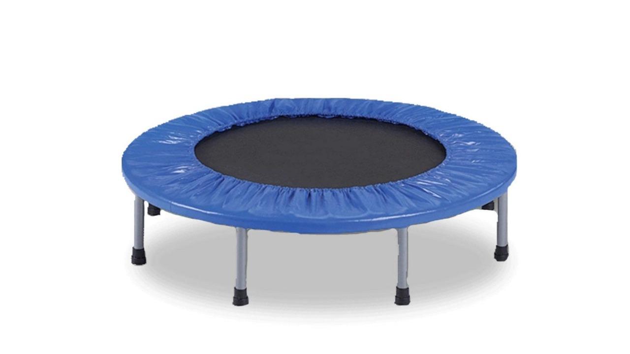 Bargene 36inch Mini Trampoline Jogger Rebounder - Blue