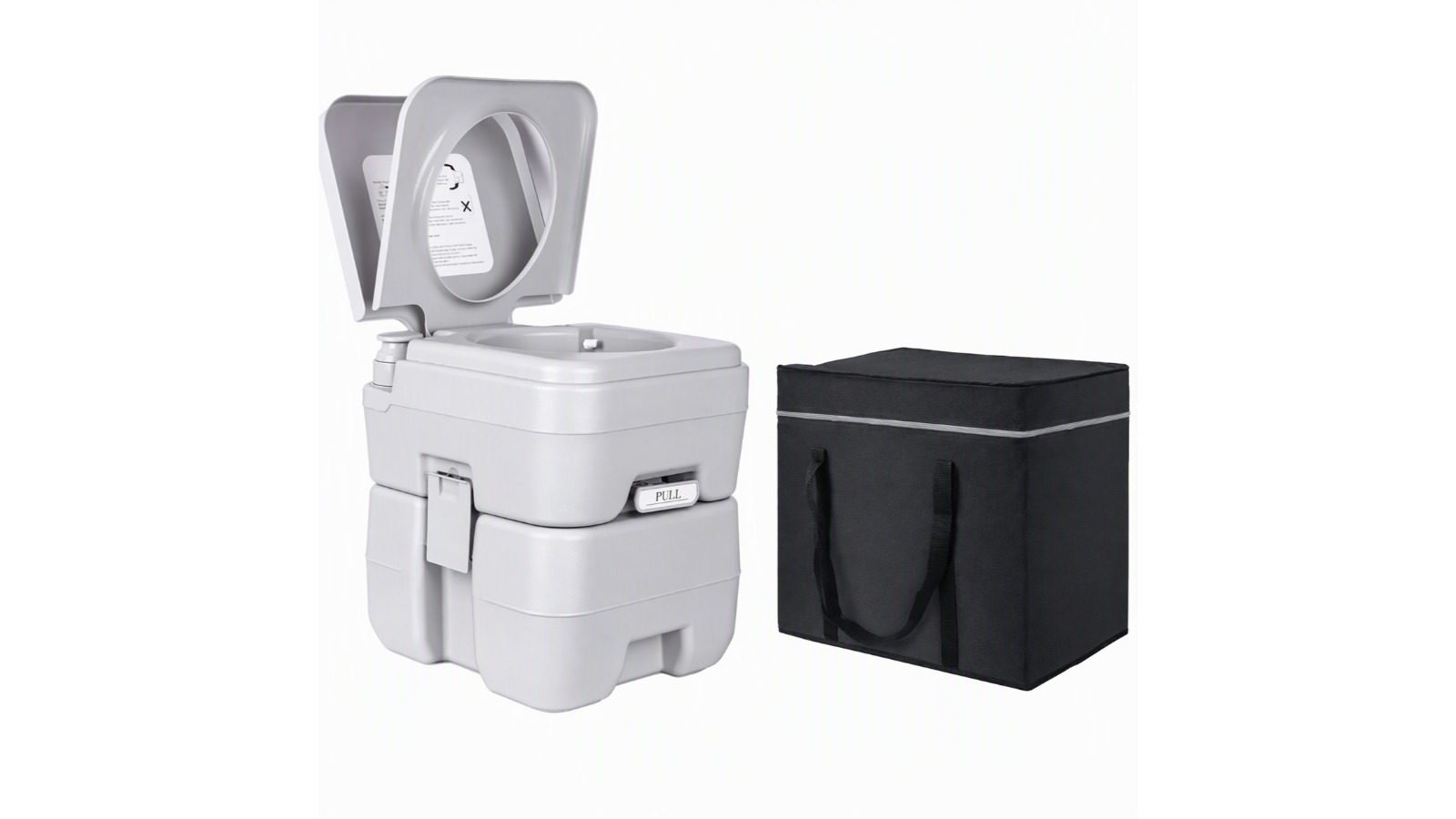Bargene 20L Outdoor Portable Camping Toilet with Carry Bag