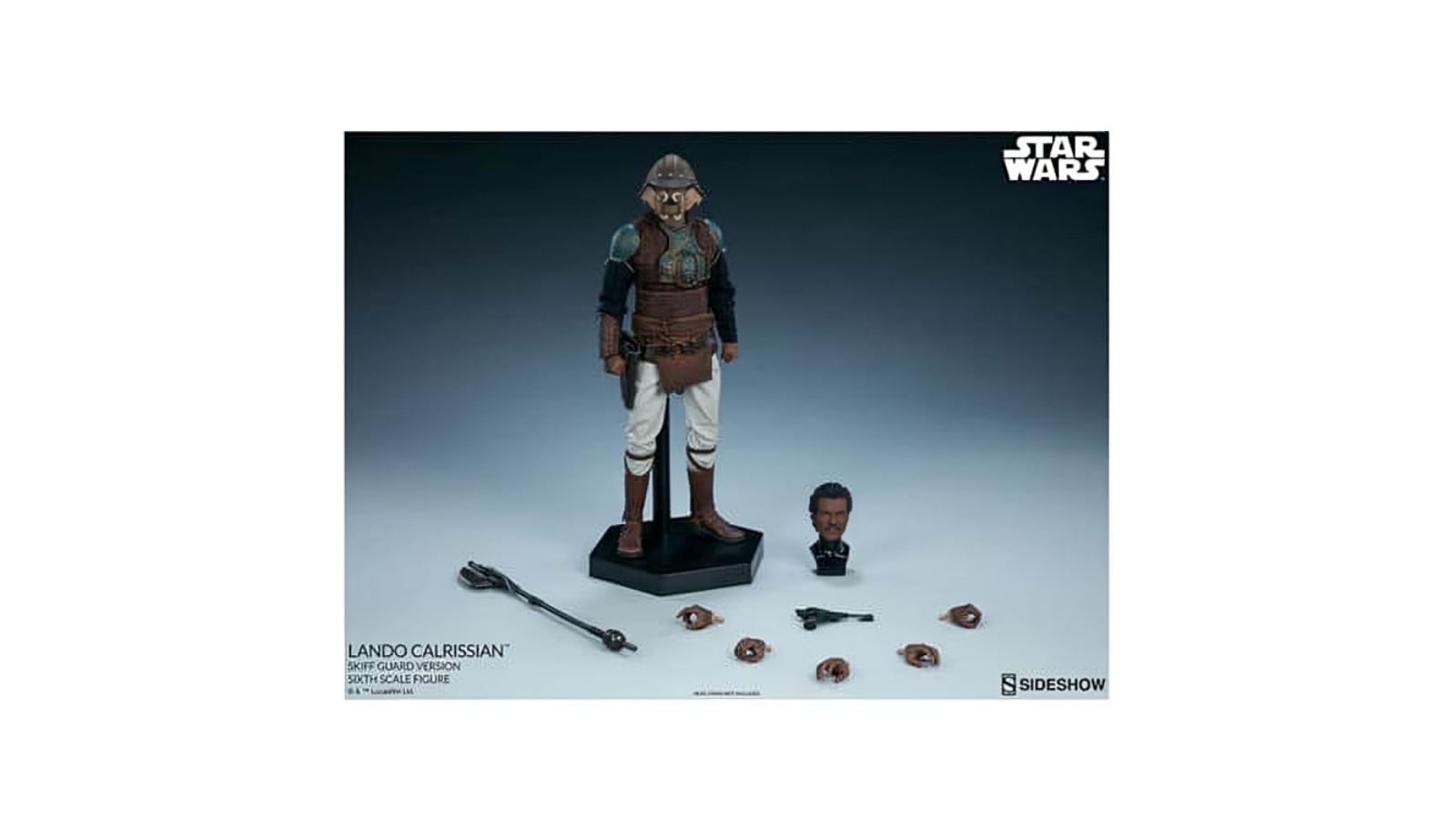 Sideshow: Skiff Guard Lando Calrissian Figure Da Star Wars: Return Of The Jedi