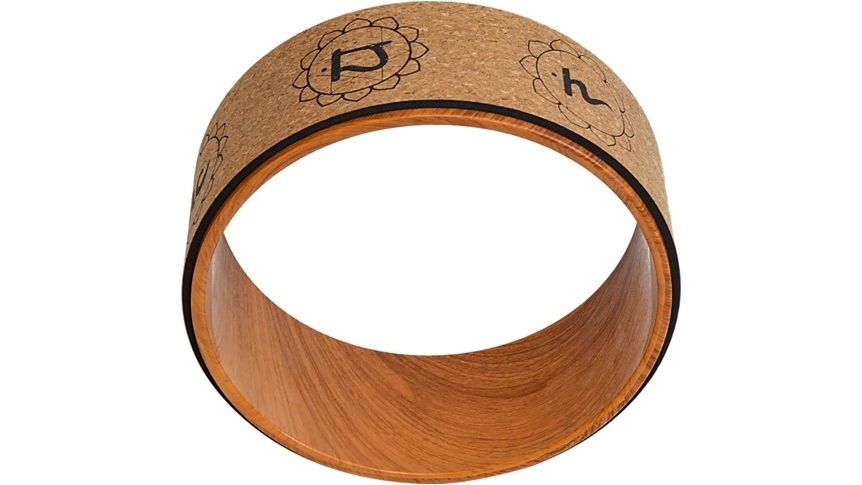 Serrano Yoga Pilates Wheel Cork Circle Prop Back Chest Hips Abdomen Stretch Roller