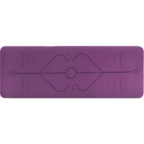 Serrano TPE Yoga Mat Exercise Fitness Gym Pilates Non Slip Dual Layer - 8mm