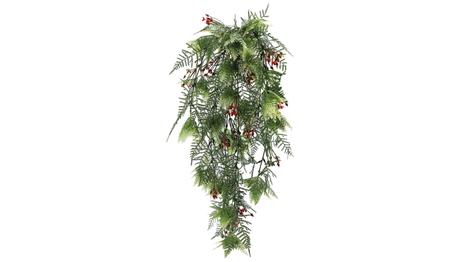 Designer Plants Artificial Hanging Christmas Myrtle and Flowering Holly - 78cm