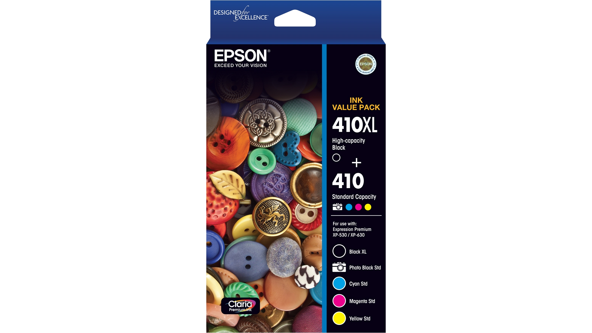 Epson 410 + 410XL Value Pack Ink Cartridge Harvey Norman