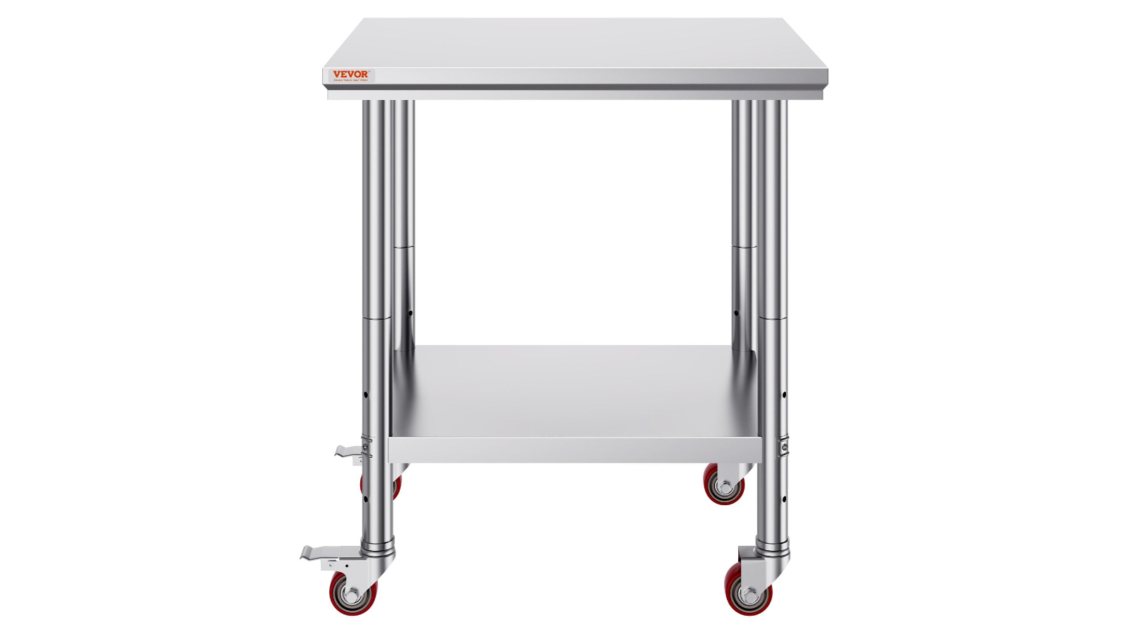 YS Commercial Stainless-Steel Worktable with Wheels - 24 x 30inch