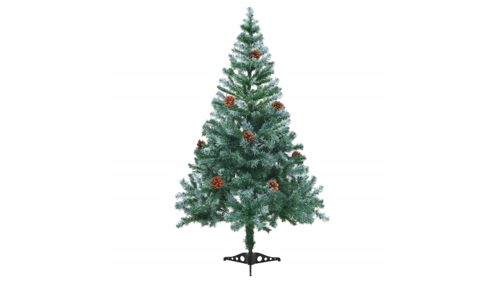 vidaXL Frosted Christmas Tree with Pinecone - 150cm