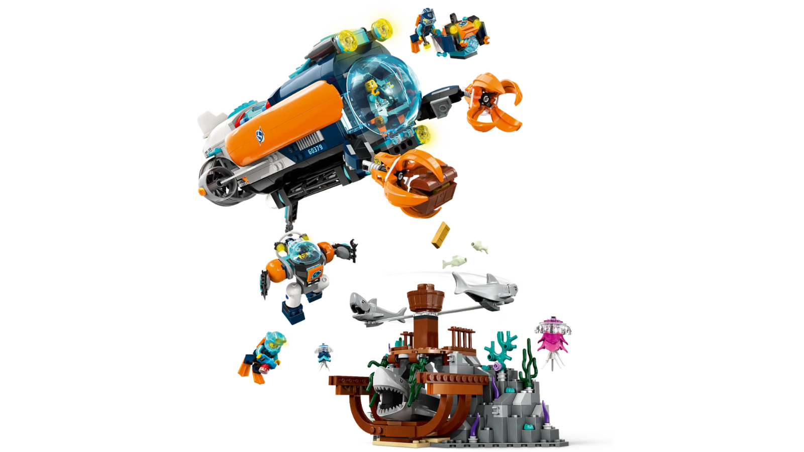 Lego 60379 Deep Sea Explorer Submarine City | Harvey Norman