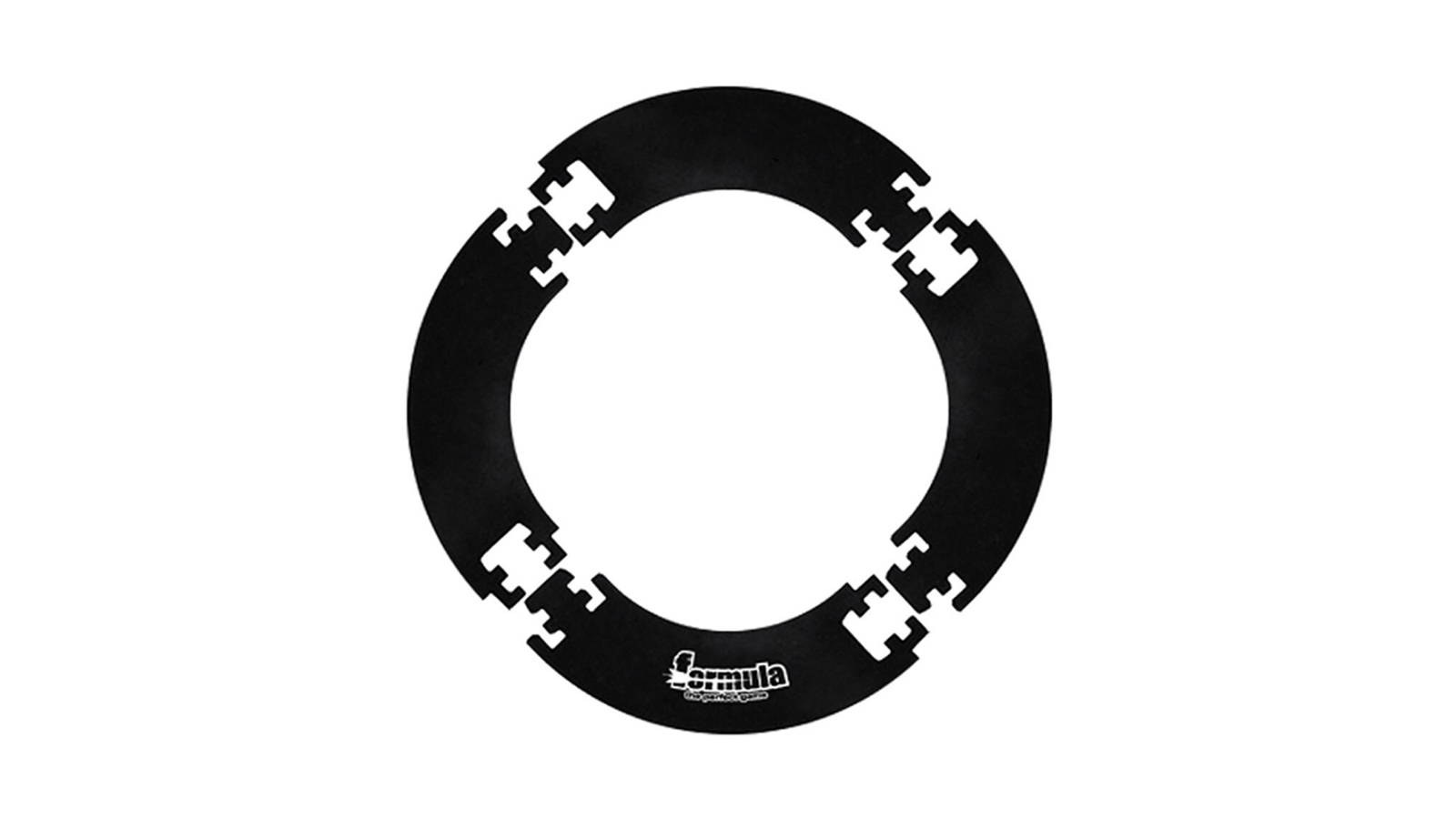 Formula Sports Velvet Surround Wall Protectant for Dartboard - Black