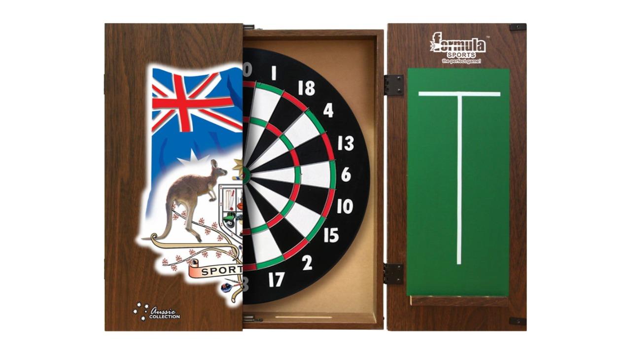 Formula Sports Dartboard Cabinet Set - 15inch