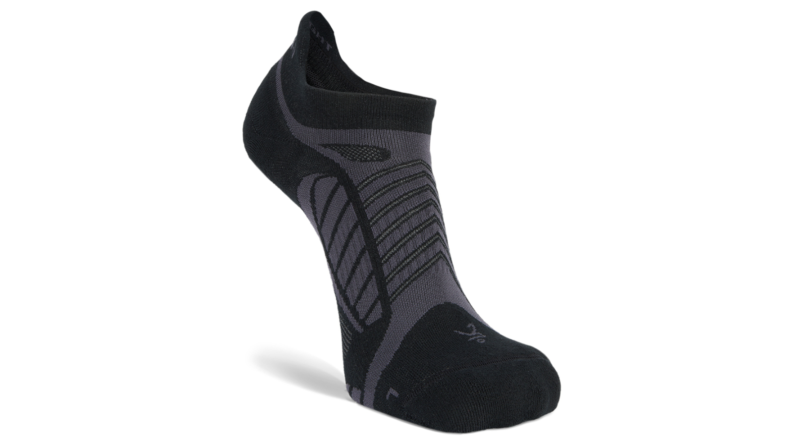 Balega Black High Performance Ultralight No Show Tab Sock