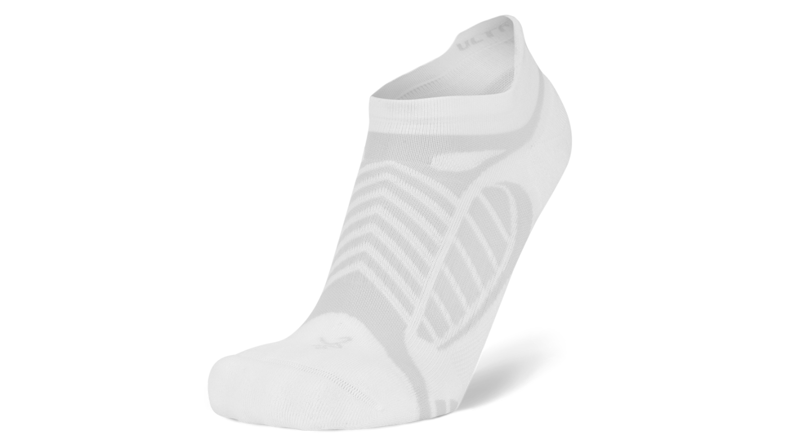 Balega White Hi-Tech Ultralight Drynamix No Show Tab Sock - US W8.5-10/M7-9