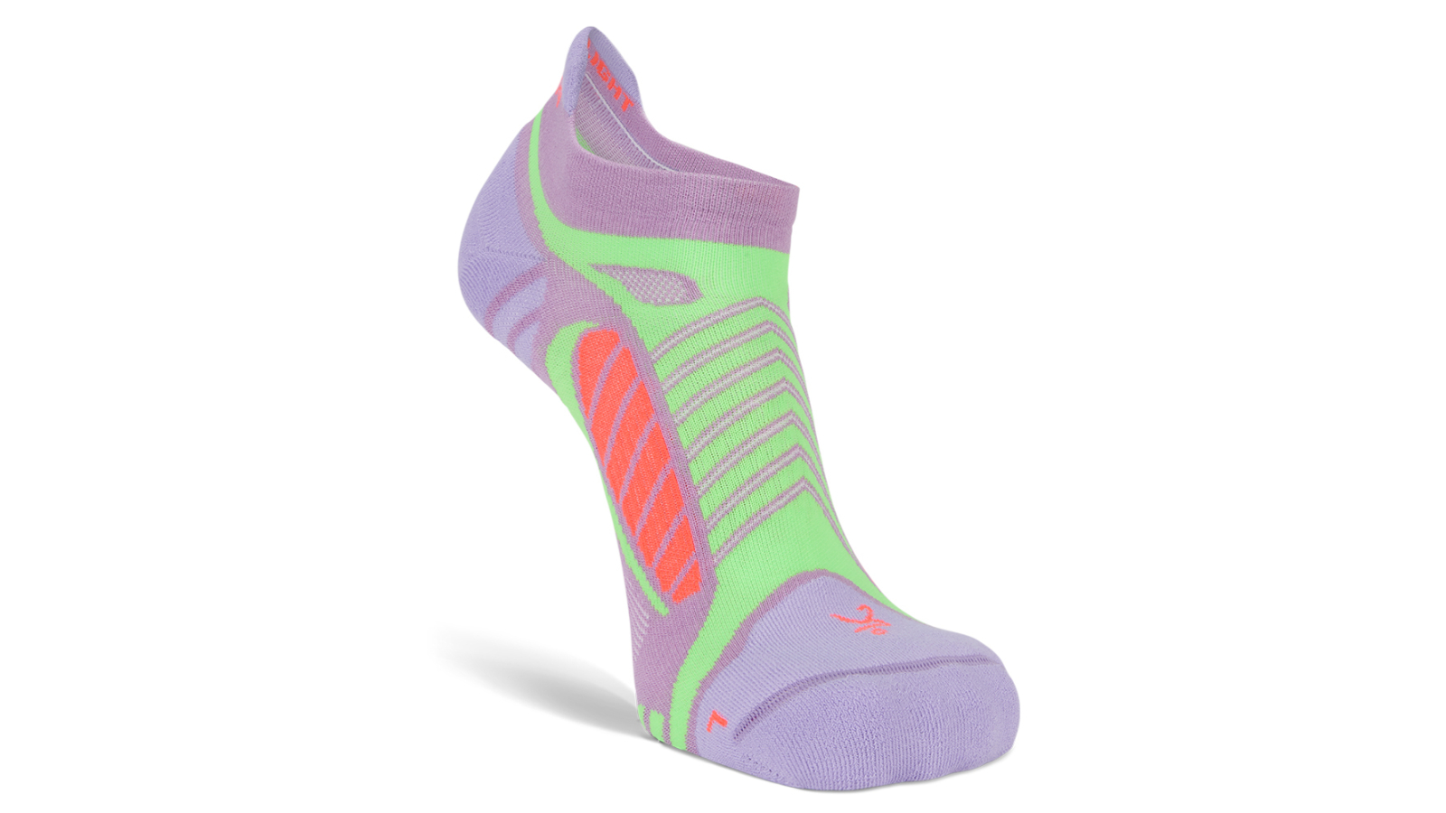 Balega Bright Lilac Hi-Tech Ultralight No Show Tab Sock