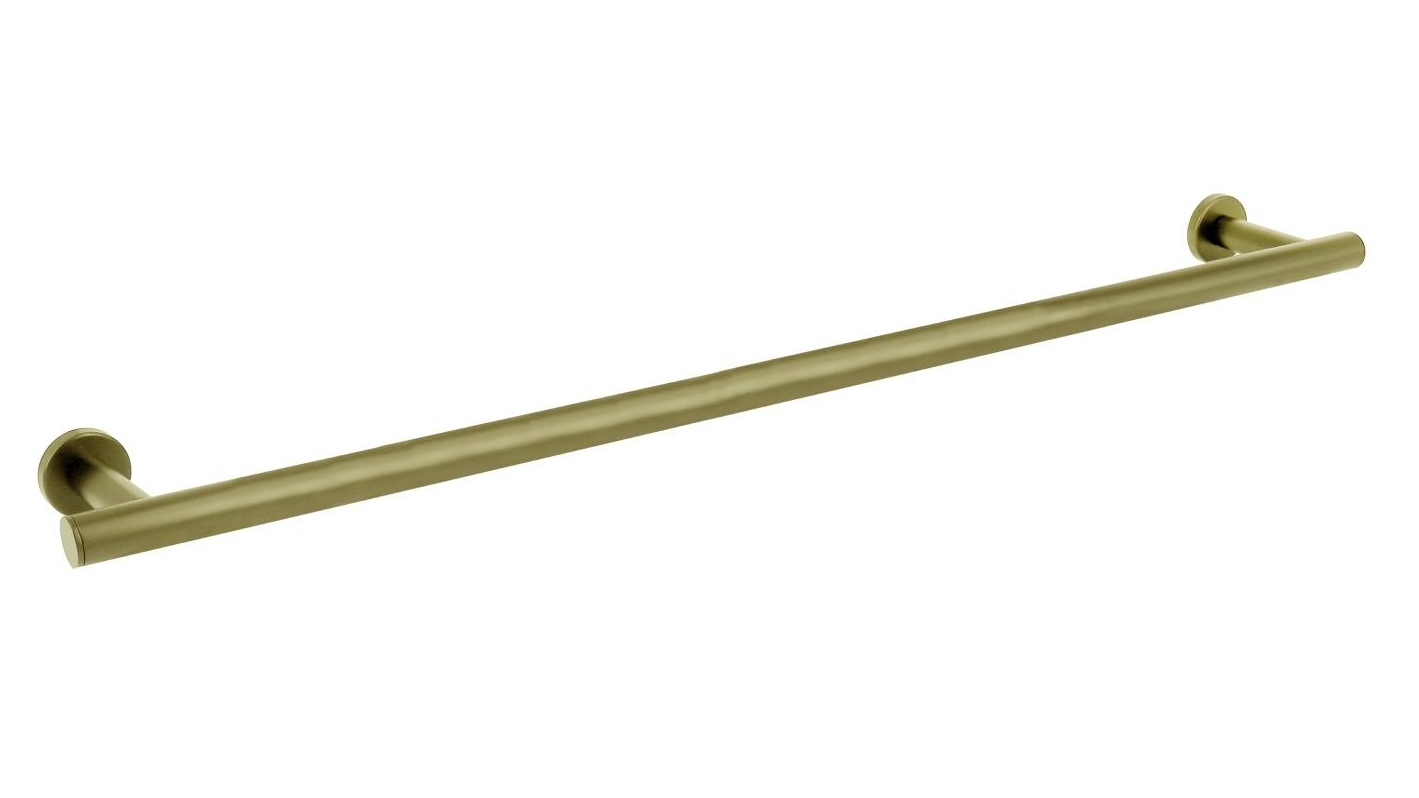Arcisan Axus 80cm Single Towel Rail - Brushed Brass
