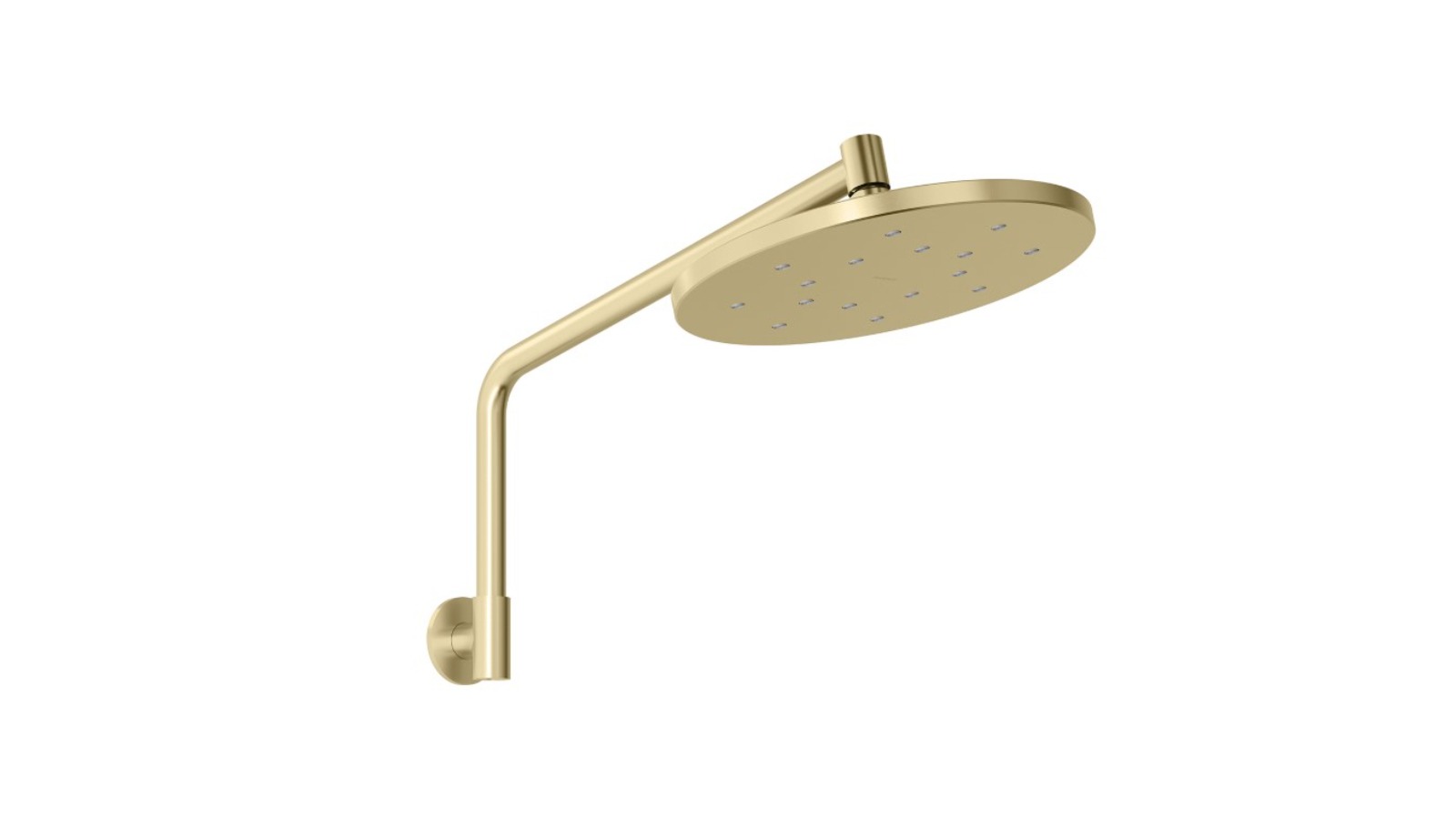 Phoenix Ormond High-Rise Shower Arm and Rose 4 Star - Brushed Gold