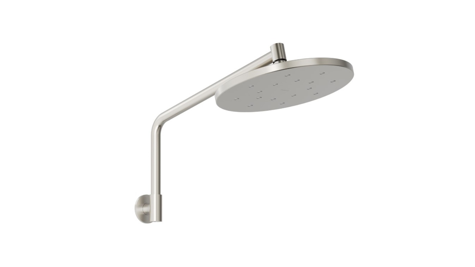 Phoenix Ormond High-Rise Shower Arm and Rose 4 Star - Brushed Nickel 