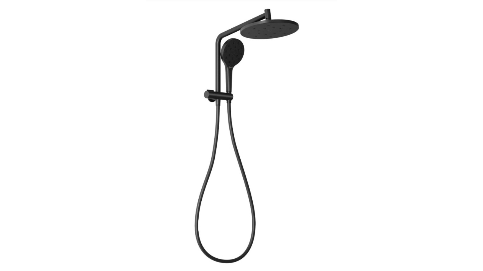Phoenix Ormond Compact Twin Shower - Matte Black 