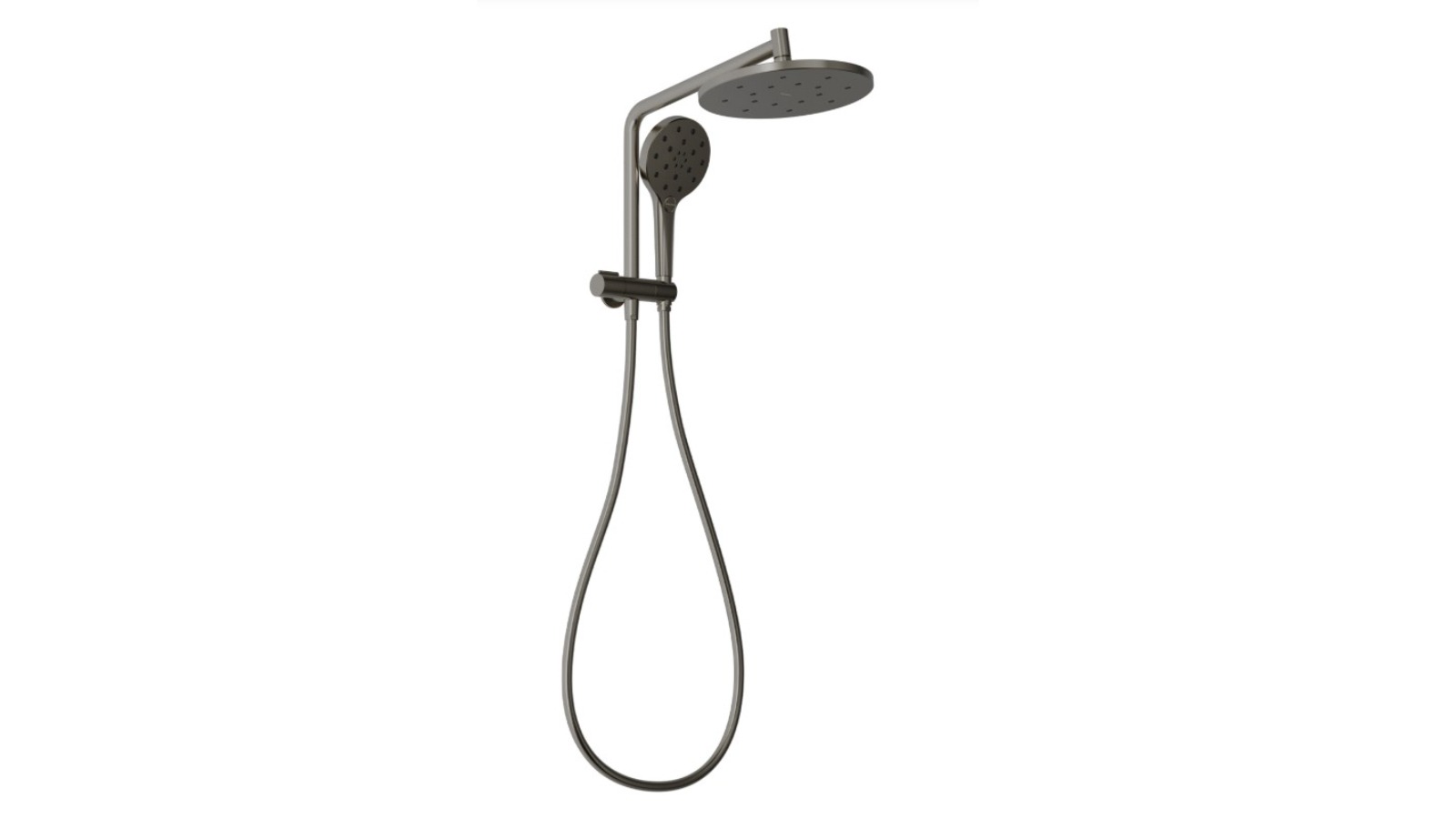 Phoenix Ormond Compact Twin Shower 4 Star - Brushed Carbon