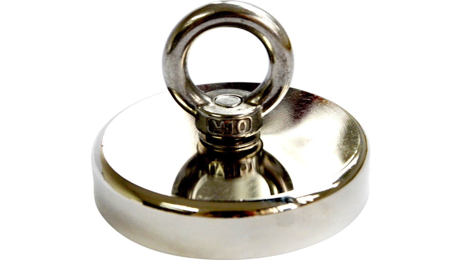 Serrano Round Neodymium Fishing Magnet with Countersunk Hole and Eyebolt - 226.80kg Pull