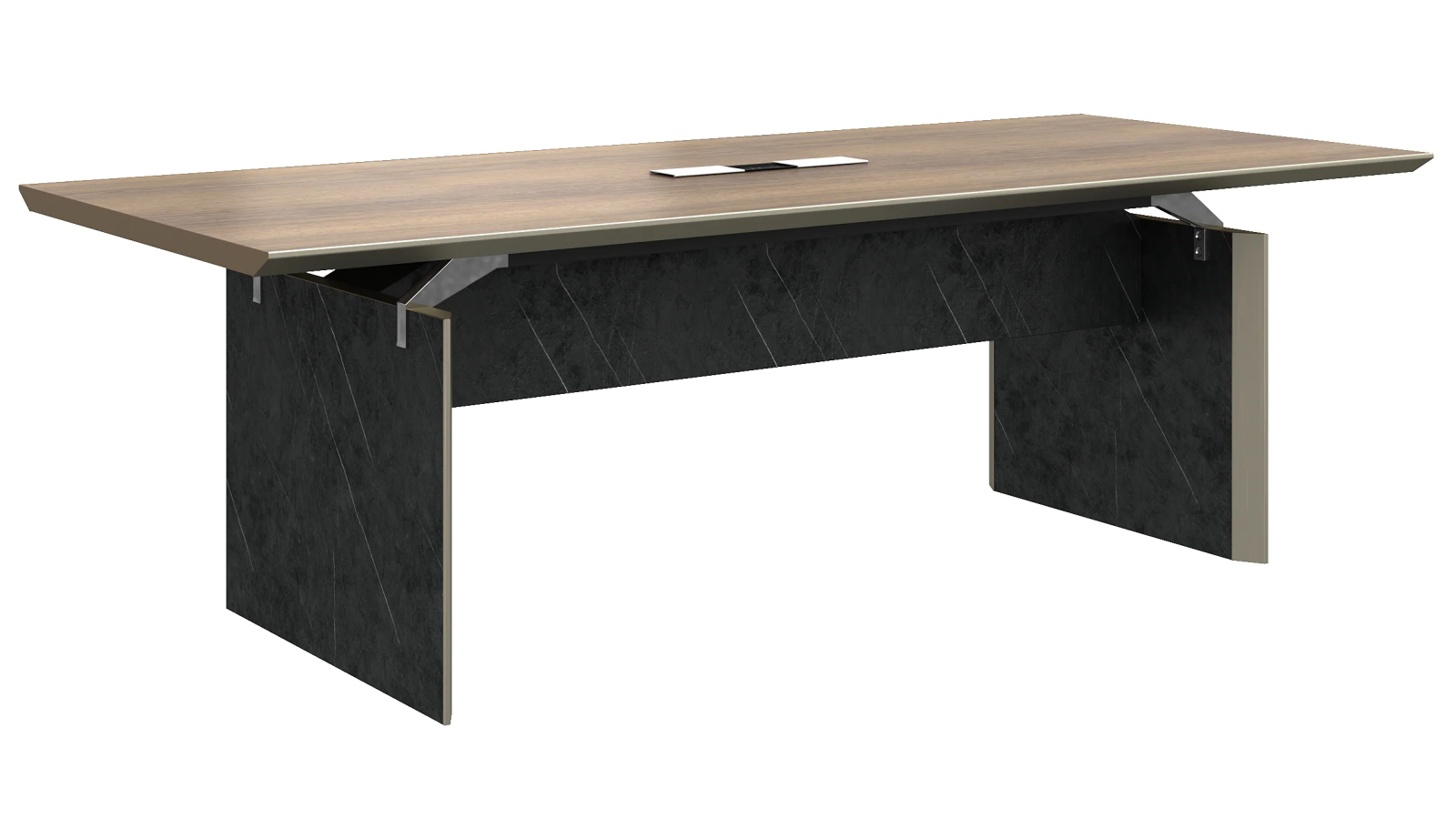 Knight 240cm Brown Oak Boardroom Table