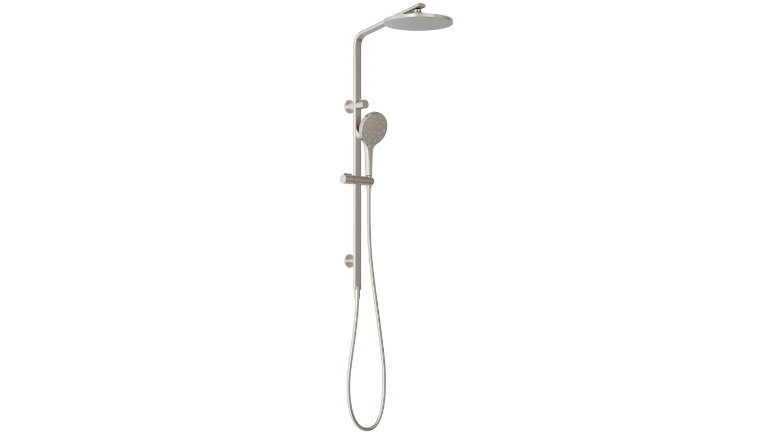 Phoenix Oxley Twin Shower - Brushed Nickel