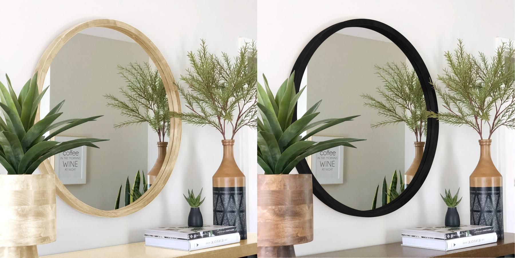 One Six Eight London TINA Solid Wood Mirror - 60cm