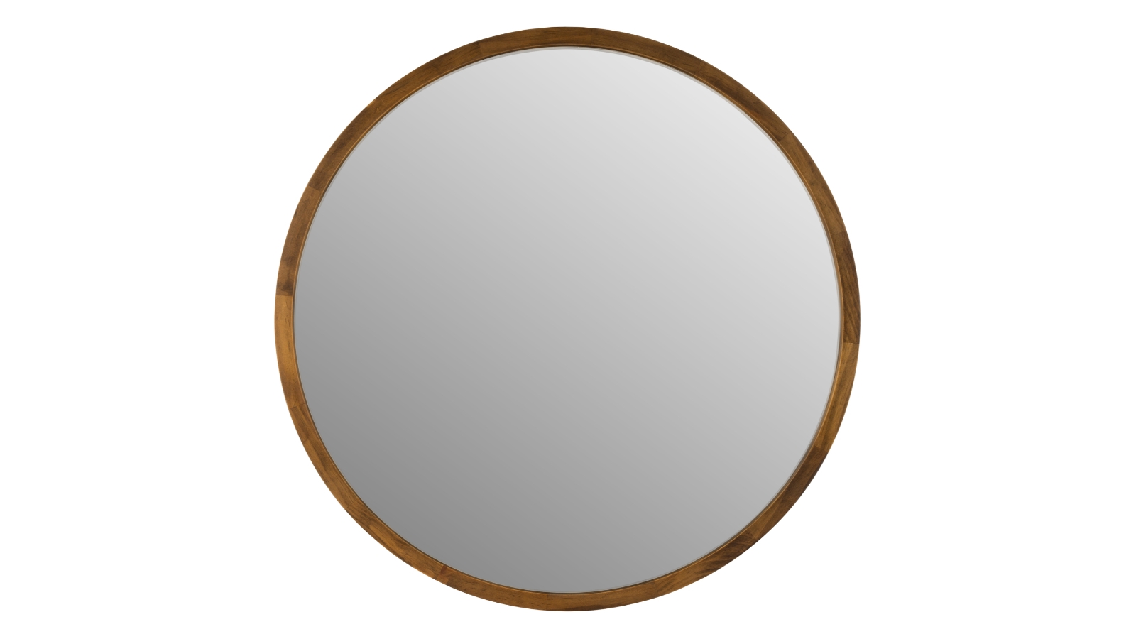 One Six Eight London TINA Dark Wood Solid Wood Mirror - 60cm