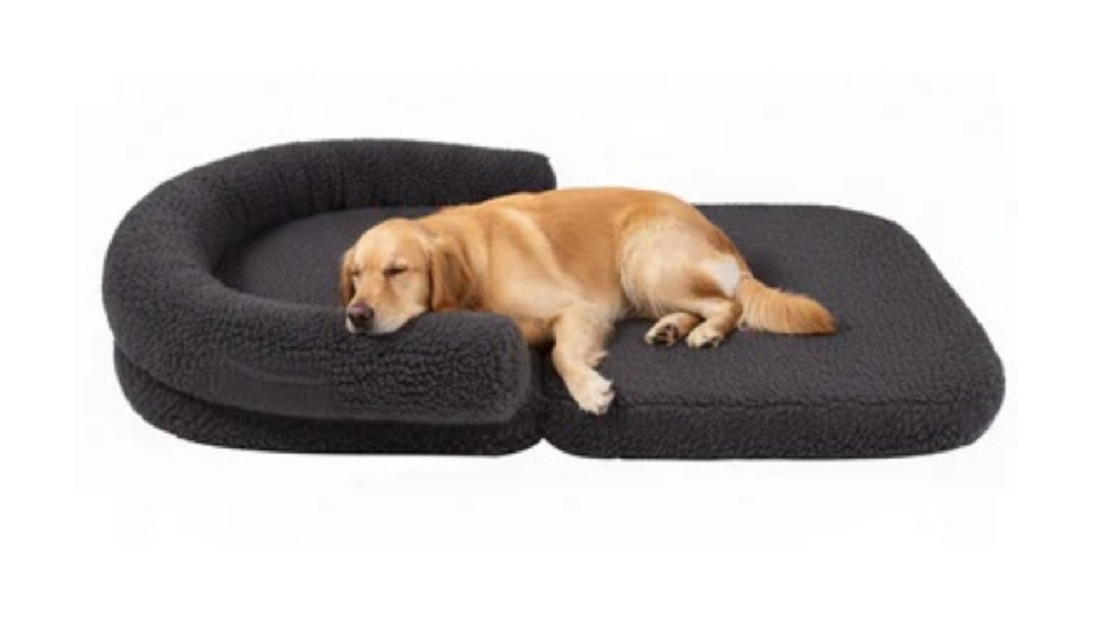 Advwin X-Large Foldable Human Dog Bed - Dark Gray