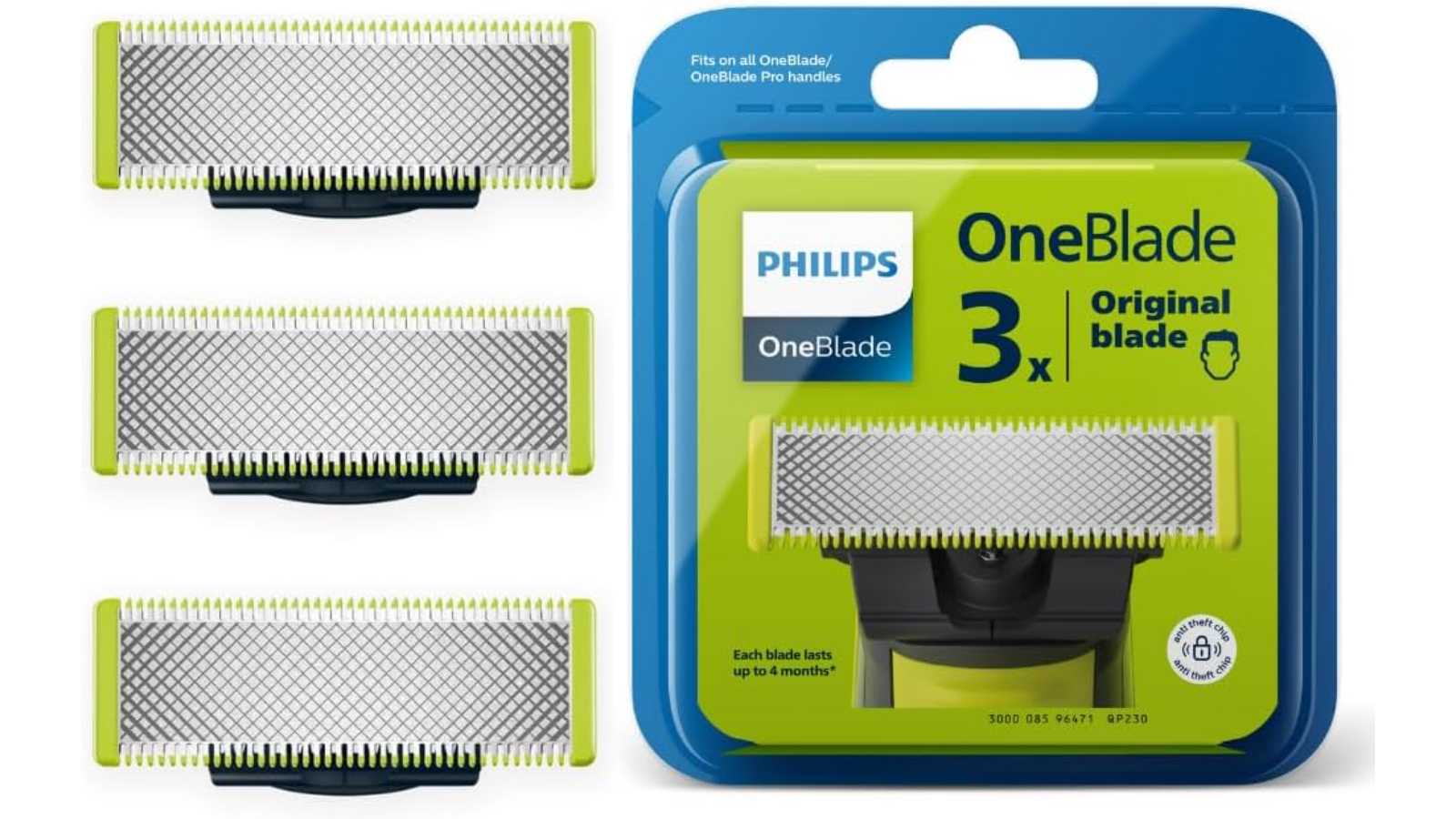Philips OneBlade Replacement Blade - 3 Pack