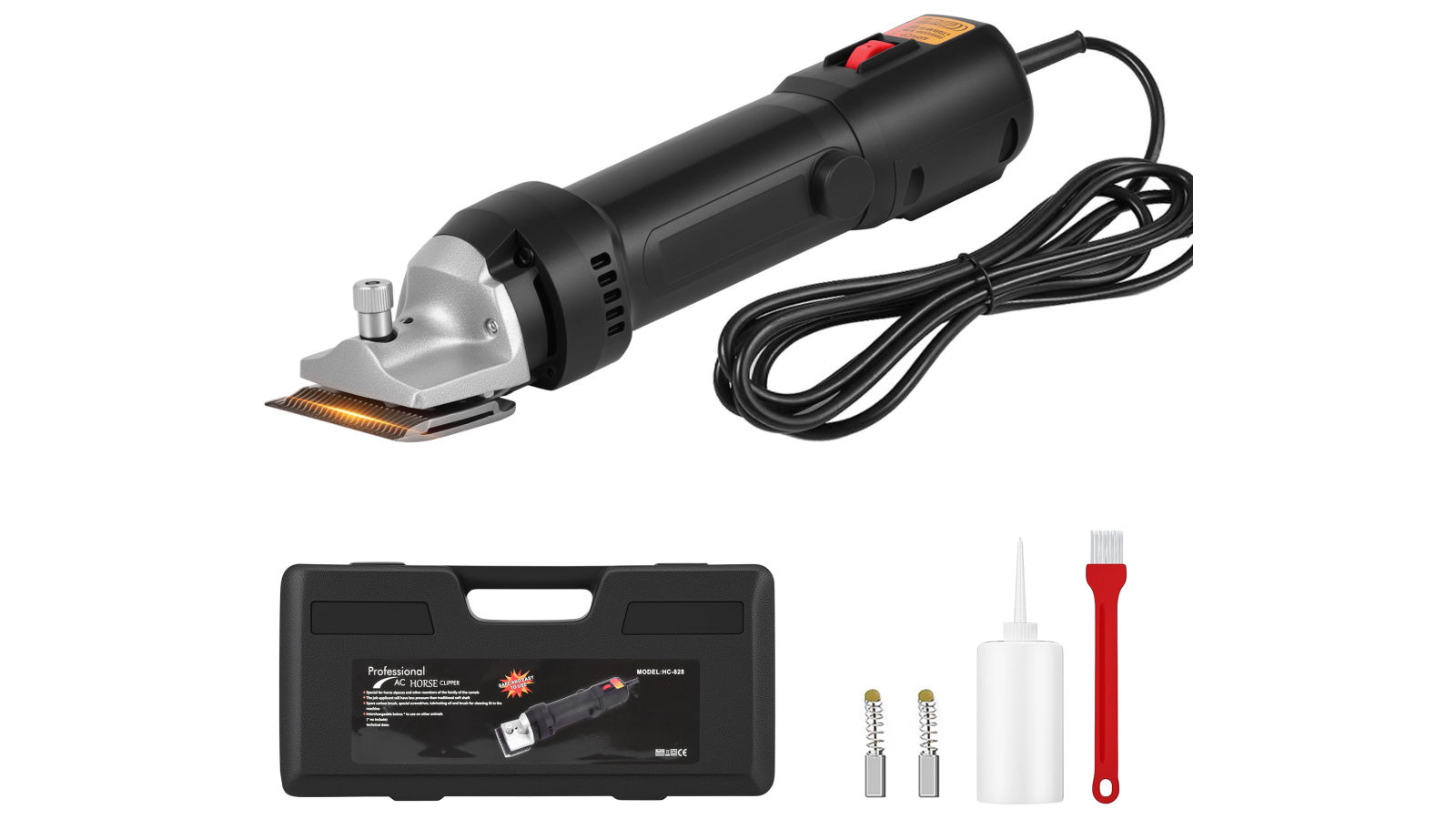 Advwin 690W Electric Horse Shears 6 Speeds Professional Hair Clipper