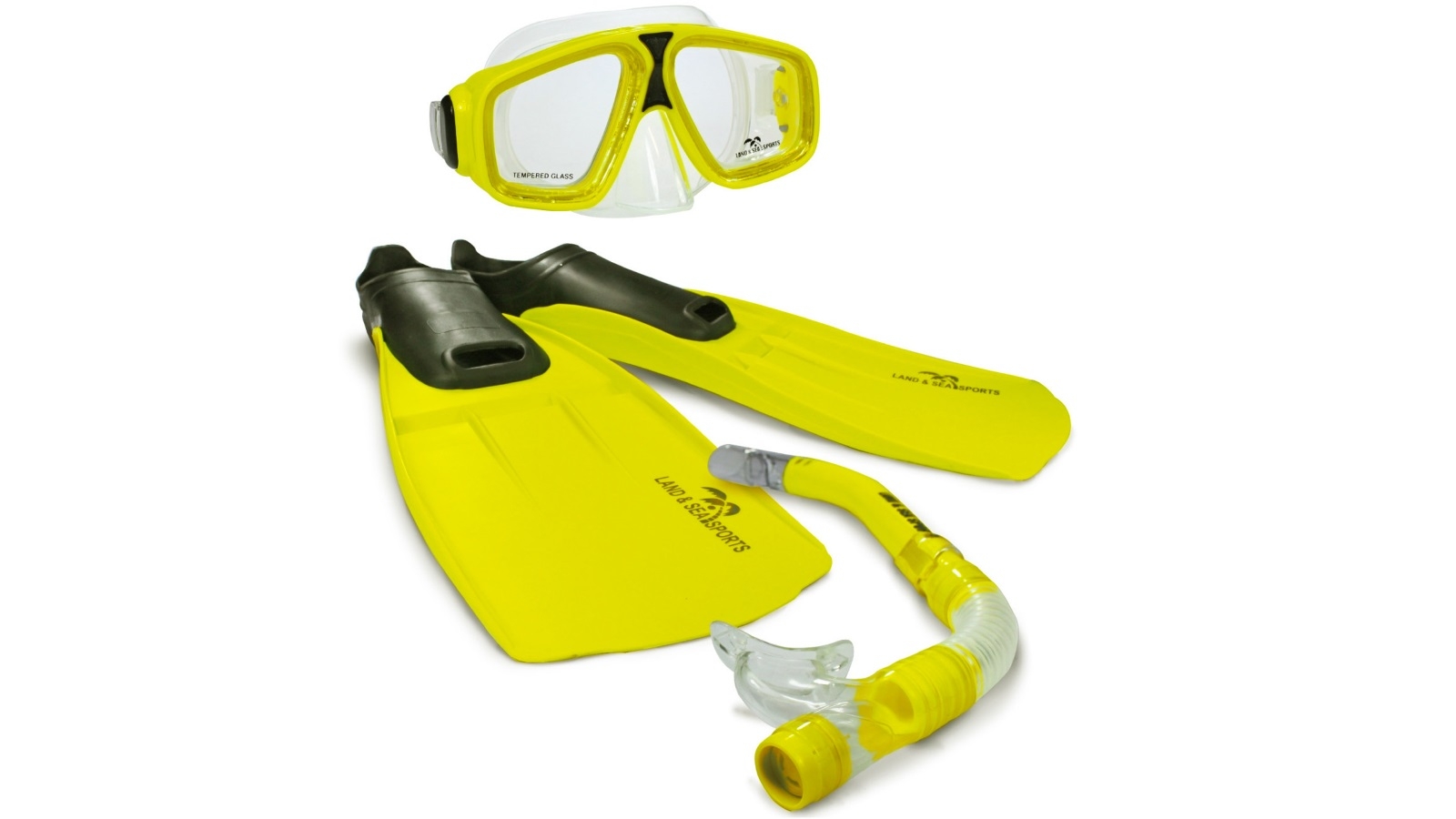 Land and Sea Sports Extra X-Small Adventurer Complete Snorkelling Set - Yellow