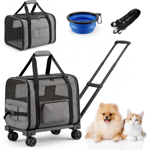 Advwin Foldable Stroller Travel Pet Carrier